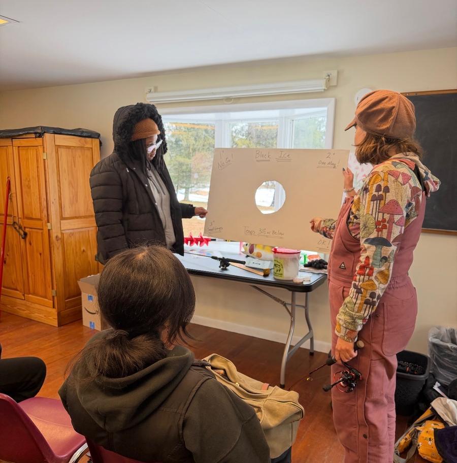 Ice fishing workshop